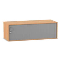 Flexeo® Rollladen-Aufsatzschrank, 2 Fächer, Breite 126,4 cm – Bild 12