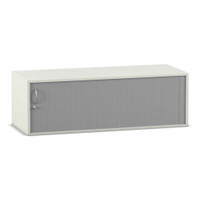 Flexeo® Rollladen-Aufsatzschrank, 2 Fächer, Breite 126,4 cm – Bild 18