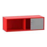 Flexeo® Rollladen-Aufsatzschrank, 2 Fächer, Breite 126,4 cm – Bild 20