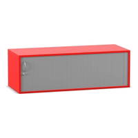 Flexeo® Rollladen-Aufsatzschrank, 2 Fächer, Breite 126,4 cm – Bild 21