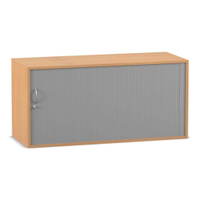 Flexeo® Rollladen-Aufsatzschrank, 4 Fächer, Breite 126,4 cm – Bild 9