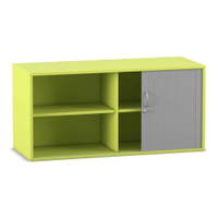 Flexeo® Rollladen-Aufsatzschrank, 4 Fächer, Breite 126,4 cm – Bild 11