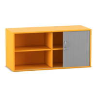 Flexeo® Rollladen-Aufsatzschrank, 4 Fächer, Breite 126,4 cm – Bild 2