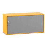 Flexeo® Rollladen-Aufsatzschrank, 4 Fächer, Breite 126,4 cm – Bild 3