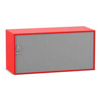 Flexeo® Rollladen-Aufsatzschrank, 4 Fächer, Breite 126,4 cm – Bild 18