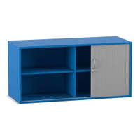Flexeo® Rollladen-Aufsatzschrank, 4 Fächer, Breite 126,4 cm – Bild 23