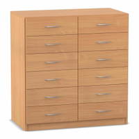 Flexeo® Schrank, 12 kleine Schubladen, Breite 94,4 cm – Bild 8