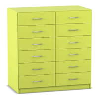Flexeo® Schrank, 12 kleine Schubladen, Breite 94,4 cm – Bild 10