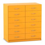 Flexeo® Schrank, 12 kleine Schubladen, Breite 94,4 cm - 818000V0037 P02