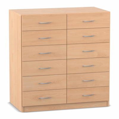 Flexeo® Schrank, 12 kleine Schubladen, Breite 94,4 cm