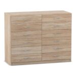 Flexeo® Schrank, 12 kleine Schubladen, Breite 126,4 cm - 818001V0025 P02