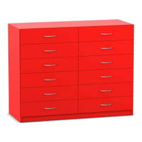 Flexeo® Schrank, 12 kleine Schubladen, Breite 126,4 cm – Bild 14