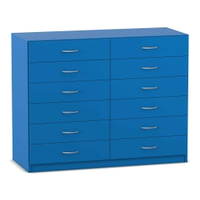 Flexeo® Schrank, 12 kleine Schubladen, Breite 126,4 cm – Bild 18