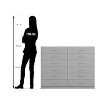 Flexeo® Schrank, 12 kleine Schubladen, Breite 126,4 cm – Bild 22