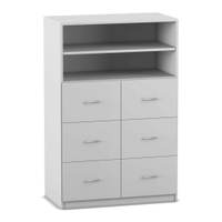 Flexeo® Schrank, 6 große Schubladen, 2 Fächer – Bild 16