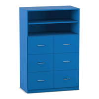 Flexeo® Schrank, 6 große Schubladen, 2 Fächer – Bild 18