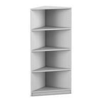 Flexeo® Abschlussregal eckig, 4 Fächer – Bild 9