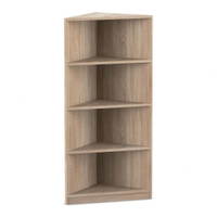 Flexeo® Abschlussregal eckig, 4 Fächer – Bild 3