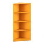 Flexeo® Abschlussregal eckig, 4 Fächer - Flexeo Abschlussregal eckig 4 Faecher 821017V0038 P01 ZN