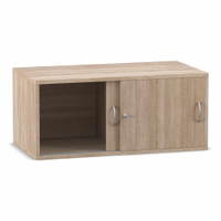 Flexeo® Aufsatzschrank, 2 Fächer, Schiebetüren, Breite 94,4 cm – Bild 5