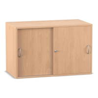 Flexeo® Aufsatzschrank, 2 Fächer, Schiebetüren, Breite 94,4 cm, Höhe 60,6 cm – Bild 9