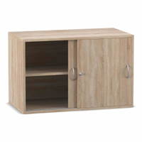 Flexeo® Aufsatzschrank, 2 Fächer, Schiebetüren, Breite 94,4 cm, Höhe 60,6 cm – Bild 5