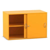 Flexeo® Aufsatzschrank, 2 Fächer, Schiebetüren, Breite 94,4 cm, Höhe 60,6 cm – Bild 2
