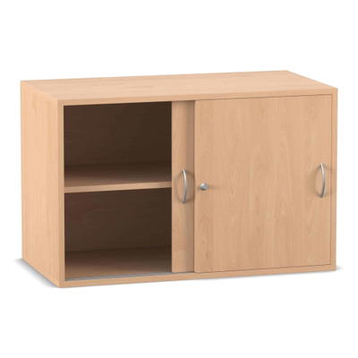 Flexeo® Aufsatzschrank, 2 Fächer, Schiebetüren, Breite 94,4 cm, Höhe 60,6 cm