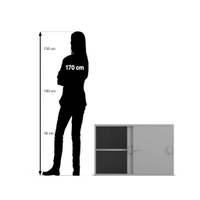 Flexeo® Aufsatzschrank, 2 Fächer, Schiebetüren, Breite 94,4 cm, Höhe 60,6 cm – Bild 29