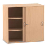 Flexeo® Aufsatzschrank, 3 Fächer, Schiebetüren, Breite 94,4 cm – Bild 8