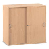 Flexeo® Aufsatzschrank, 3 Fächer, Schiebetüren, Breite 94,4 cm – Bild 9