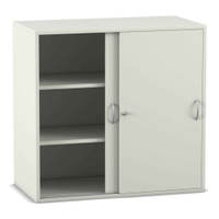 Flexeo® Aufsatzschrank, 3 Fächer, Schiebetüren, Breite 94,4 cm – Bild 17