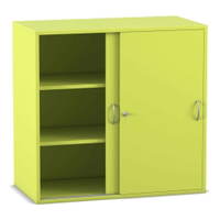 Flexeo® Aufsatzschrank, 3 Fächer, Schiebetüren, Breite 94,4 cm – Bild 14