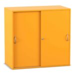 Flexeo® Aufsatzschrank, 3 Fächer, Schiebetüren, Breite 94,4 cm - Flexeo Aufsatzschrank 3 Faecher Schiebetueren Breite 94 4 cm 813010V0037 P02 ZN