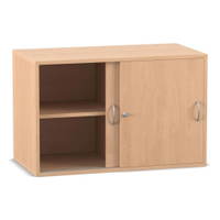 Flexeo® Aufsatzschrank, 4 Fächer, Schiebetüren, Breite 94,4 cm – Bild 8