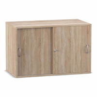 Flexeo® Aufsatzschrank, 4 Fächer, Schiebetüren, Breite 94,4 cm – Bild 6