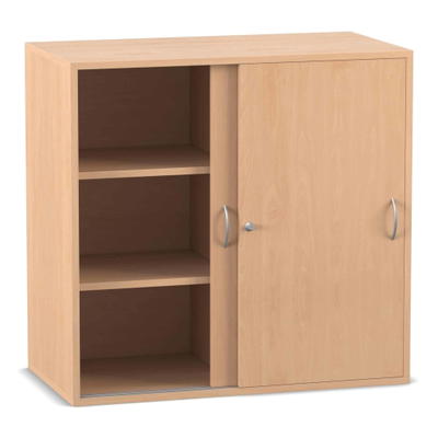Flexeo® Aufsatzschrank, 6 Fächer, Schiebetüren, Breite 94,4 cm