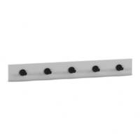 Flexeo® Garderobenleiste „Armadio“, rechteckig mit Haken – Bild 32