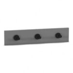 Flexeo® Garderobenleiste „Armadio“, rechteckig mit Haken - Flexeo Garderobenleiste Armadio rechteckig mit Haken 809178V0046 P01 ZN