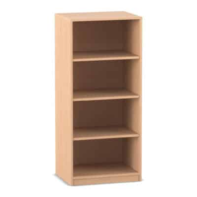 Flexeo® Regal, 1 Reihe, 4 Fächer, Breite 64,1 cm