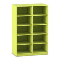 Flexeo® Regal, 2 Reihen, 10 Fächer, mittelhoch, Breite 94,4 cm – Bild 10