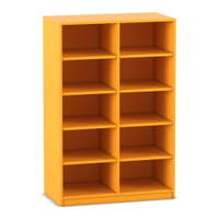 Flexeo® Regal, 2 Reihen, 10 Fächer, mittelhoch, Breite 94,4 cm – Bild 2