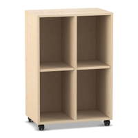 Flexeo® Regal, 2 Reihen, 4 Fächer, H x B x T: 98 x 66,5 x 40,8 cm – Bild 11