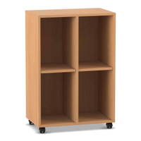 Flexeo® Regal, 2 Reihen, 4 Fächer, H x B x T: 98 x 66,5 x 40,8 cm – Bild 19