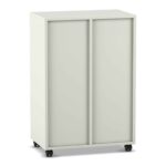 Flexeo® Regal, 2 Reihen, 4 Fächer, H x B x T: 98 x 66,5 x 40,8 cm - Flexeo Regal 2 Reihen 4 Faecher H x B x T 98 x 66 5 x 40 8 cm 806012V0018 P03 ZN