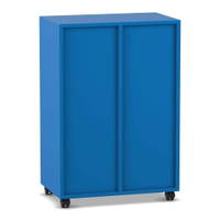 Flexeo® Regal, 2 Reihen, 4 Fächer, H x B x T: 98 x 66,5 x 40,8 cm – Bild 9