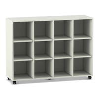 Flexeo® Regal, 4 Reihen, 12 Fächer – Bild 12