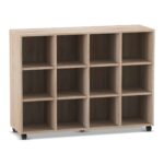 Flexeo® Regal, 4 Reihen, 12 Fächer - Flexeo Regal 4 Reihen 12 Faecher 806006V0025 P01 ZN