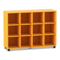 Flexeo® Regal, 4 Reihen, 12 Fächer – Bild 2