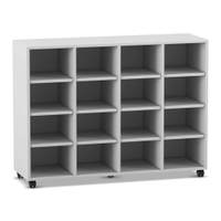 Flexeo® Regal, 4 Reihen, 16 Fächer – Bild 16